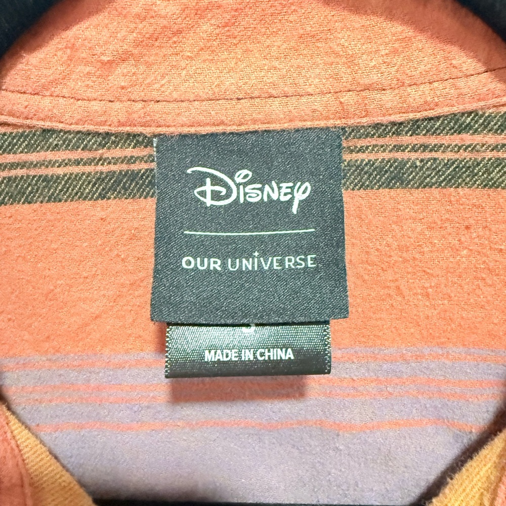Disney The Nightmare‎ Before Christmas Sally Striped Flannel Shirt S - Picture 2 of 10